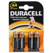Батарейка Duracell LR06 (MN1500)  4*BL (4/80/240)