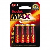 Батарейка Kodak Max LR06 4*BL 3952868 (4/80/400)