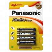 Батарейка Panasonic LR03 4*BL Alkaline Power (48/240)