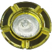 Светильник потолочный 098Т- MR16  50W G5.3  черный-золото 17642 (10/100)