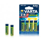 Аккумулятор  VARTA Longlife Accu 2 R03 800 mAh 4*BL (056703101494) (4/40)