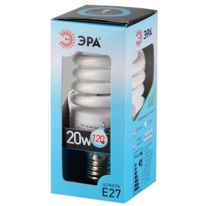 Лампа ЭРА F-SP  20W/827 E27 (12/48)