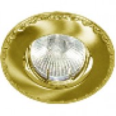 Светильник потолочный 125Т - MR16 G5.3 матовое золото-золото 17781 (10/100)