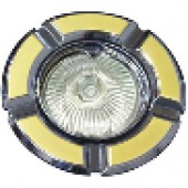 Светильник потолочный 098Т- MR16  50W G5.3 золото-хром 17638(10/100)