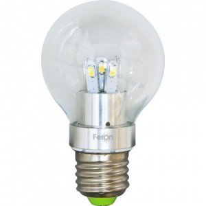 Лампа Feron Шар 6LED (3.5W) 230V/2700/Е14 LB-40 (1/10)
