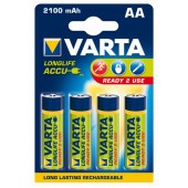 Аккумулятор  VARTA Longlife Accu 4 R06 2100 mAh R2U (056706101404)(4/40)