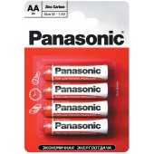 Батарейка Panasonic R06  4*BL Zinc Carbon (4/48)