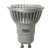 Лампа Uniel JCDR LED-5W/NW/4500К/GU5.3/FR/DIM ALP01WH c диммером