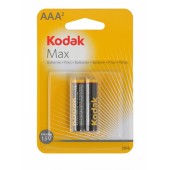 Батарейка Kodak Max LR03 2*BL САТ 395 2876 (2/20/200)